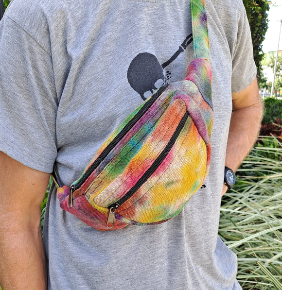 Jute Tie Dye Bumbag Nepalese