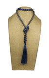 Long Silk Necklace with Tassel Cambodian