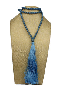 Long Silk Necklace with Tassel Cambodian