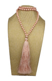 Long Silk Necklace with Tassel Cambodian