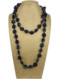 Long Tri-Circle Cotton Single Strand Necklace Cambodian