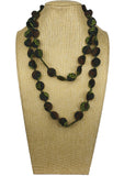 Long Tri-Circle Cotton Single Strand Necklace Cambodian