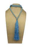 Long Silk Necklace with Tassel Cambodian